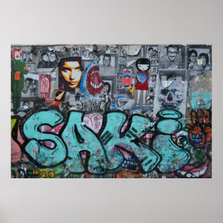 Graffiti-fotoposter Poster