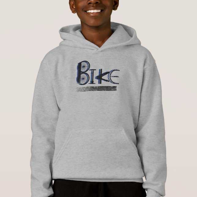 Graffiti från Bike Parts med Däck Tracks Tee Shirt (Framsida)