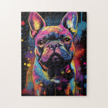 Graffiti Fransk Bulldog