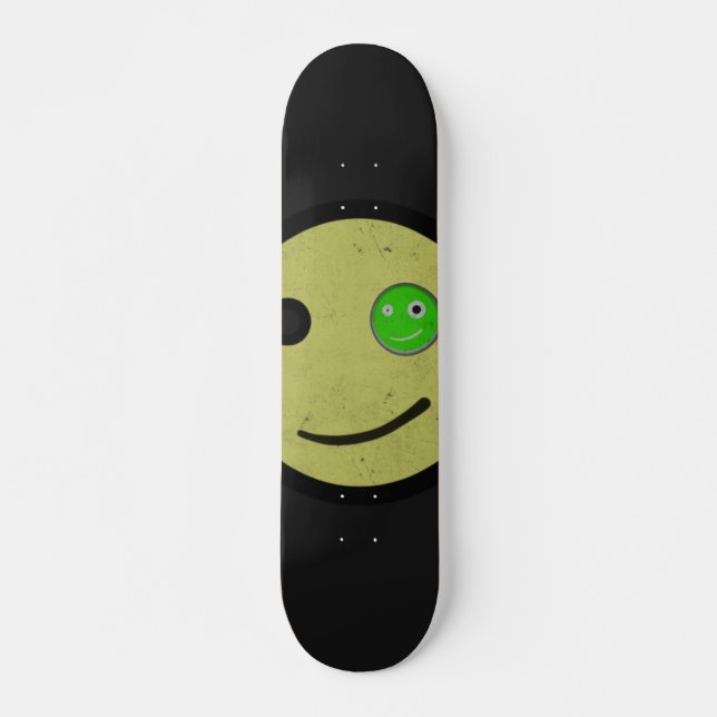 Graffiti Friends Smile Mini Skateboard Bräda 18,5 Cm (Framsida)