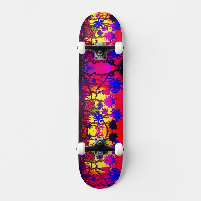 Graffiti Garden Skateboard (Framsida)