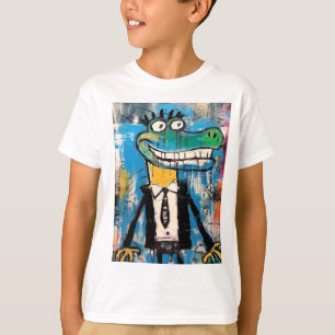 Graffiti Gator Street Art Crokodile T Shirt