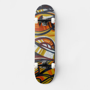 Graffiti Gatukonst Mini Skateboard Bräda 18,5 Cm