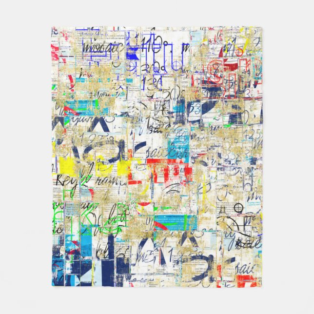 Graffiti gatur. Grunge wallart,Gata,Backgr Fleecefilt (Framsidan)