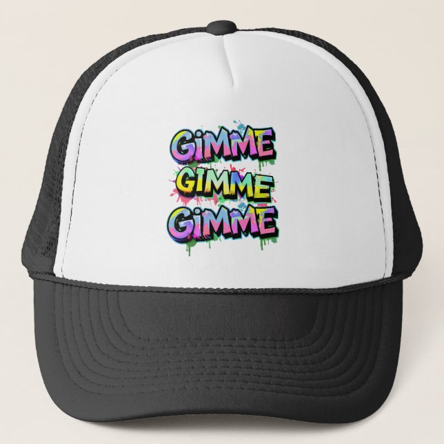 Graffiti Gimme Typography Keps (Framsida)