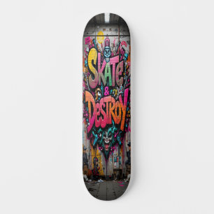 Graffiti Grind Deck Edition 1 Mini Skateboard Bräda 18,5 Cm