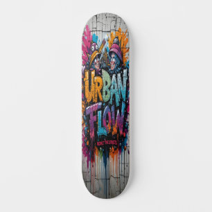 Graffiti Grind Deck Edition 2 Mini Skateboard Bräda 18,5 Cm