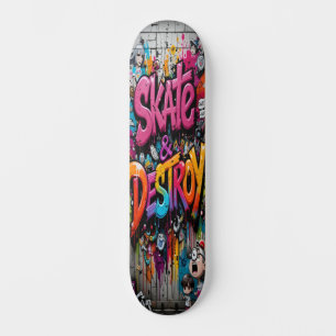 Graffiti Grind Deck Edition 3 Mini Skateboard Bräda 18,5 Cm