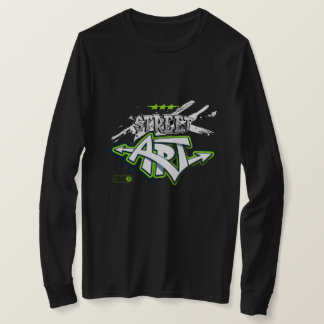 Graffiti Grön Design T Shirt