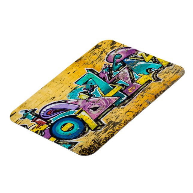 Graffiti, Grundarfjordur, Islandet Magnet (Vänstra Sidan)