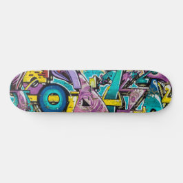 Graffiti, Grundarfjordur, Islandet Mini Skateboard Bräda 18,5 Cm
