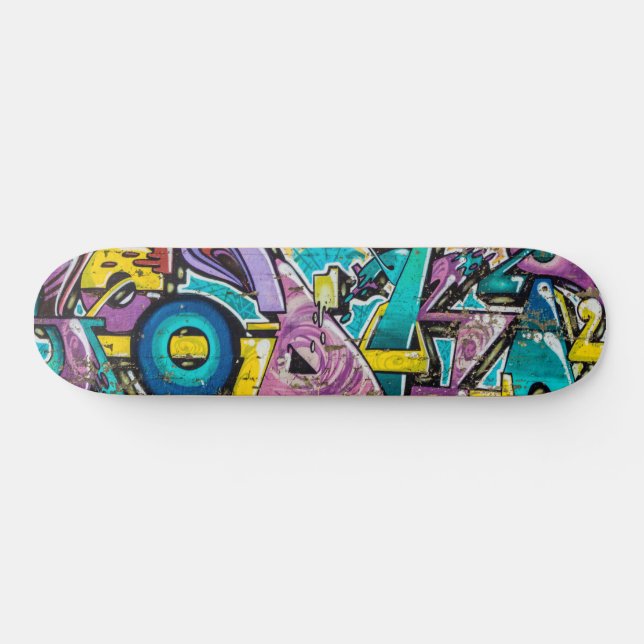 Graffiti, Grundarfjordur, Islandet Mini Skateboard Bräda 18,5 Cm (Horz)