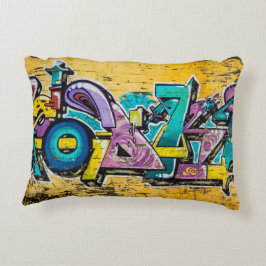 Graffiti, Grundarfjordur, Islandet Prydnadskudde