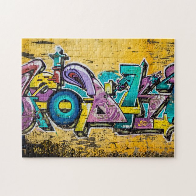 Graffiti, Grundarfjordur, Islandet Pussel (Horisontell)