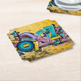 Graffiti, Grundarfjordur, Islandet Underlägg Papper