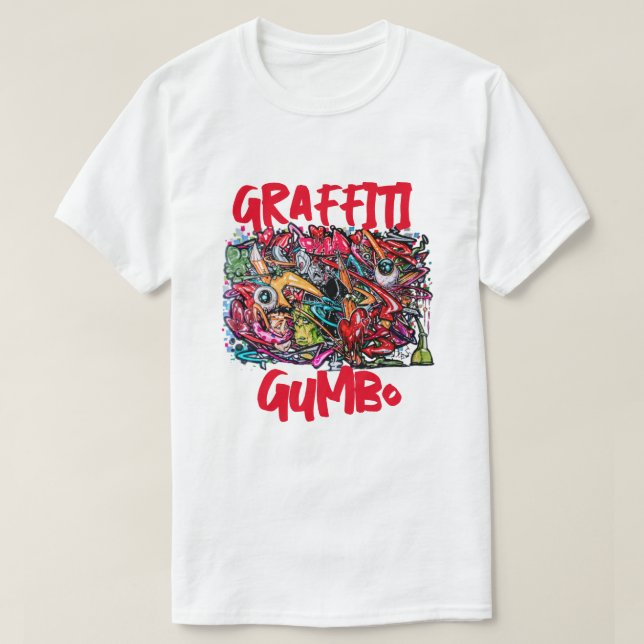 Graffiti Gumbo T-Shirt (Design framsida)