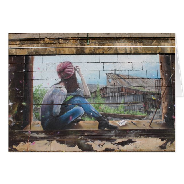 Graffiti Hälsningskort (Framsidan Horizontal)