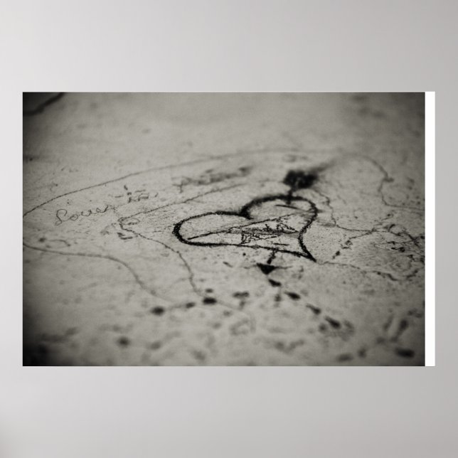 Graffiti Heart Poster (Framsidan)