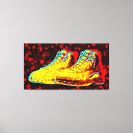 Graffiti High Sneakers New Art Oil Canvastryck