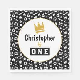 Graffiti Hip hop Märkres Black och Guld Rap Doodle Pappersservett