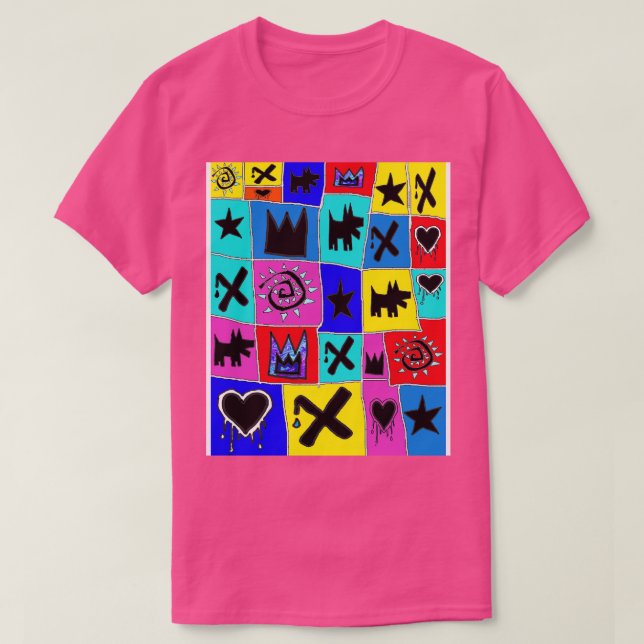 Graffiti Hundar T Shirt (Design framsida)