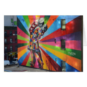Graffiti i New York Hälsningskort