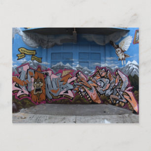 graffiti i Seattle, WA Vykort