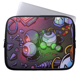 Graffiti illustration laptop fodral