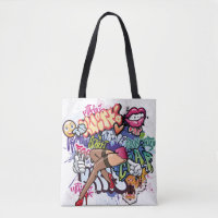 Graffiti illustration med street graffiti brev