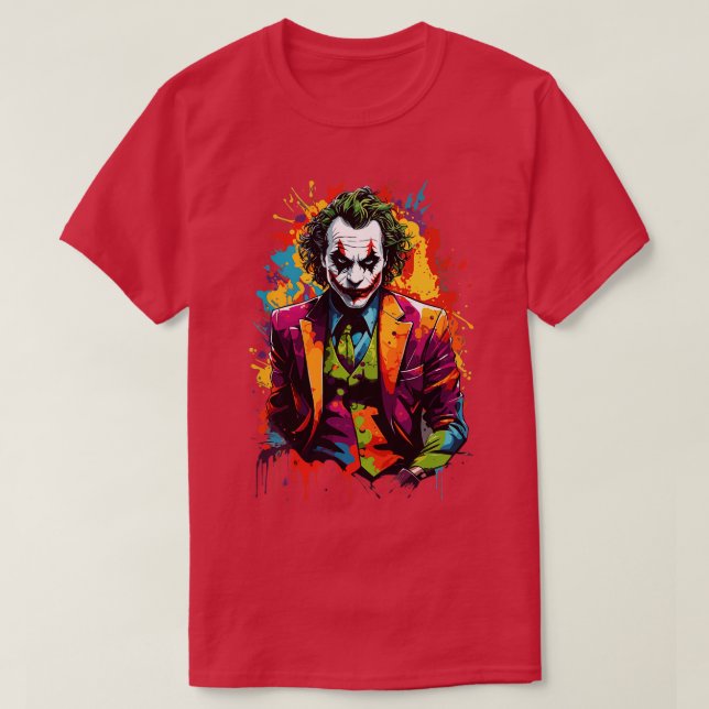 Graffiti Joker T Shirt (Design framsida)