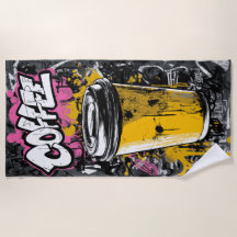 Graffiti kaffekopp Urban street art illustration