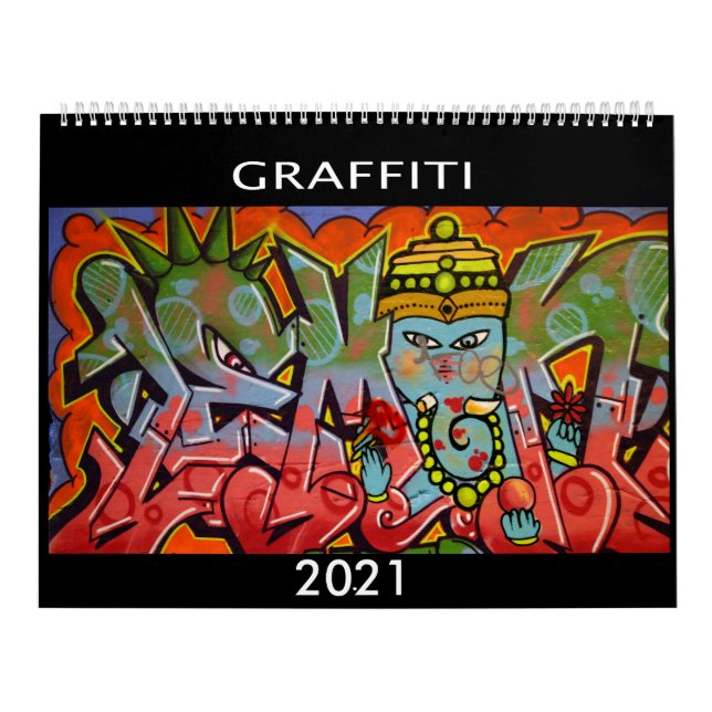 Graffiti-kalendern 2021 kalender (Omslag)