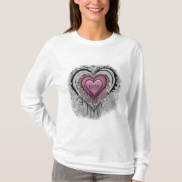 Graffiti KÄRLEK långärmad T Shirt