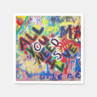 Graffiti Kärlek Napkins Pappersservett