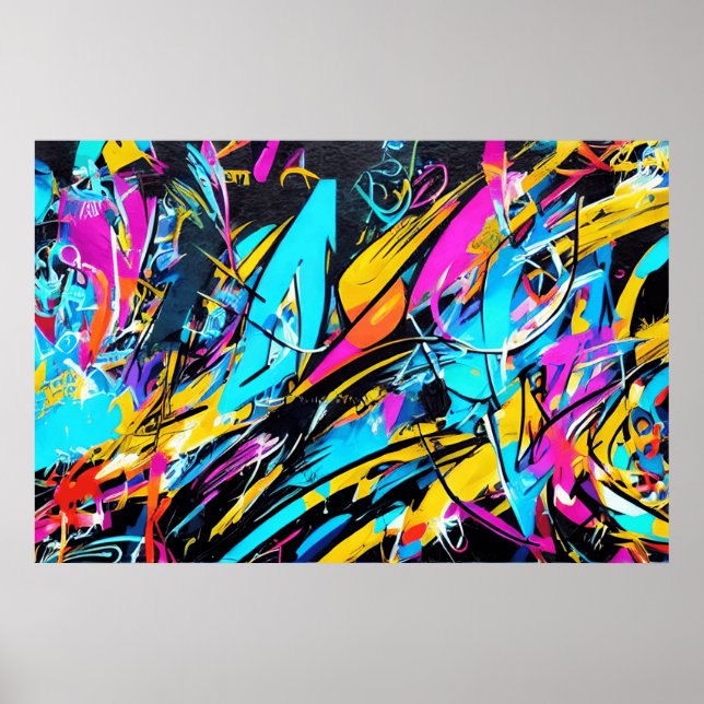 Graffiti Kärlek - Original Urban Art Poster (Framsidan)