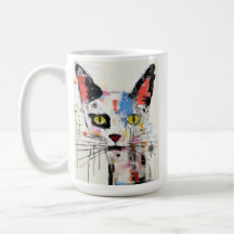 Graffiti Katt Urban Cool Katt