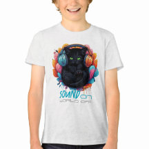 Graffiti Kattunge Vibe Apparel - Black