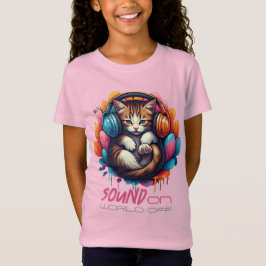 Graffiti Kattunge Vibe Apparel - Brown Tabby T Shirt
