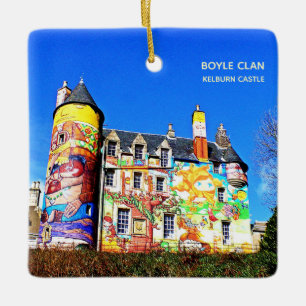 Graffiti Kelburn Castle Boyle Klan Träd Ornament