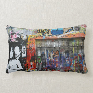 Graffiti KIssen "Paris & Berlin" ♥ Street art Lumbarkudde