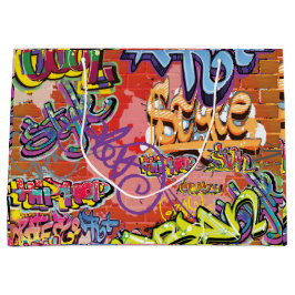 Graffiti-klocka, skrapade eller sprejade tegel