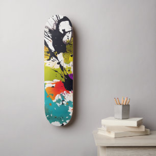 Graffiti-konst Mini Skateboard Bräda 18,5 Cm
