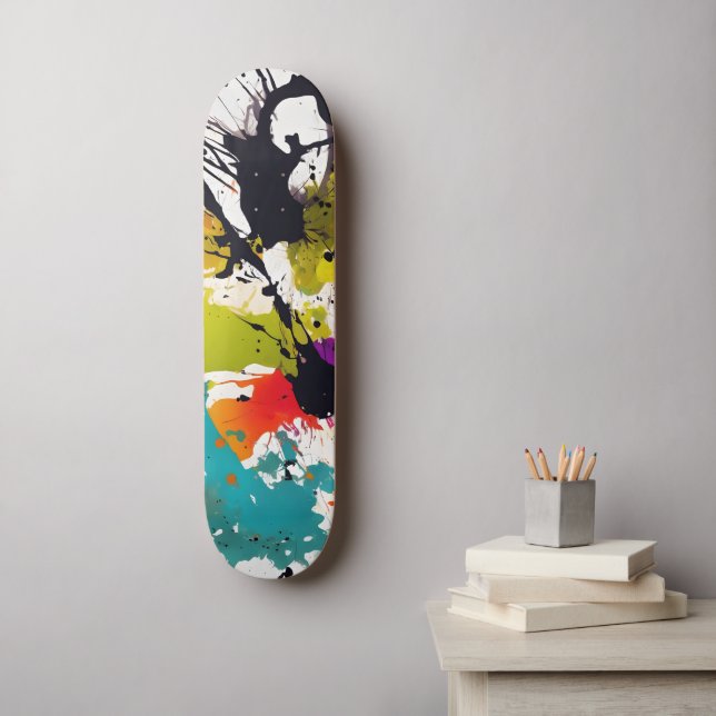 Graffiti-konst Mini Skateboard Bräda 18,5 Cm (Väggkonst)