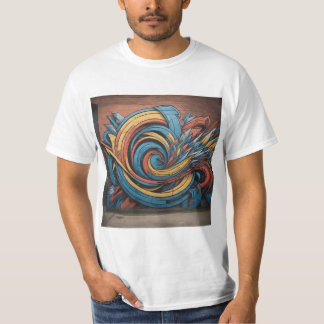 Graffiti konstdesign t shirt