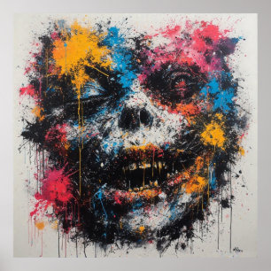 Graffiti Konststil Poster