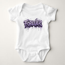 Graffiti Lavender Infinity ’FOREVER’ T Shirt