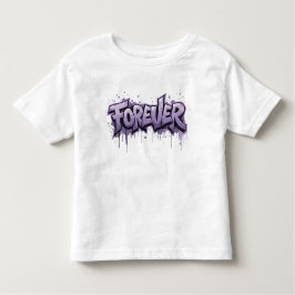 Graffiti Lavender Infinity ’FOREVER’ T Shirt