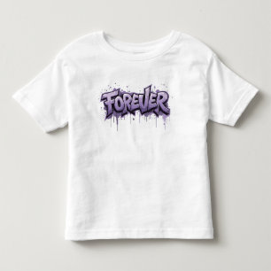 Graffiti Lavender Infinity ’FOREVER’ T Shirt