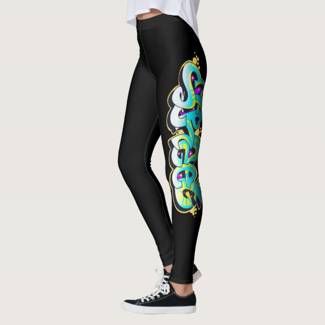 Graffiti Leggings (Vänster)