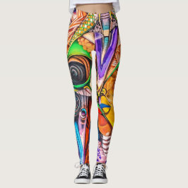 Graffiti Leggings